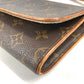 LOUIS VUITTON M51852 モノグラム ポシェットツインGM ポシェットツイン GM カバン 2WAY クラッチバッグ ポシェット ミニバッグ ショルダーバッグ モノグラムキャンバス ユニセックス ブラウン