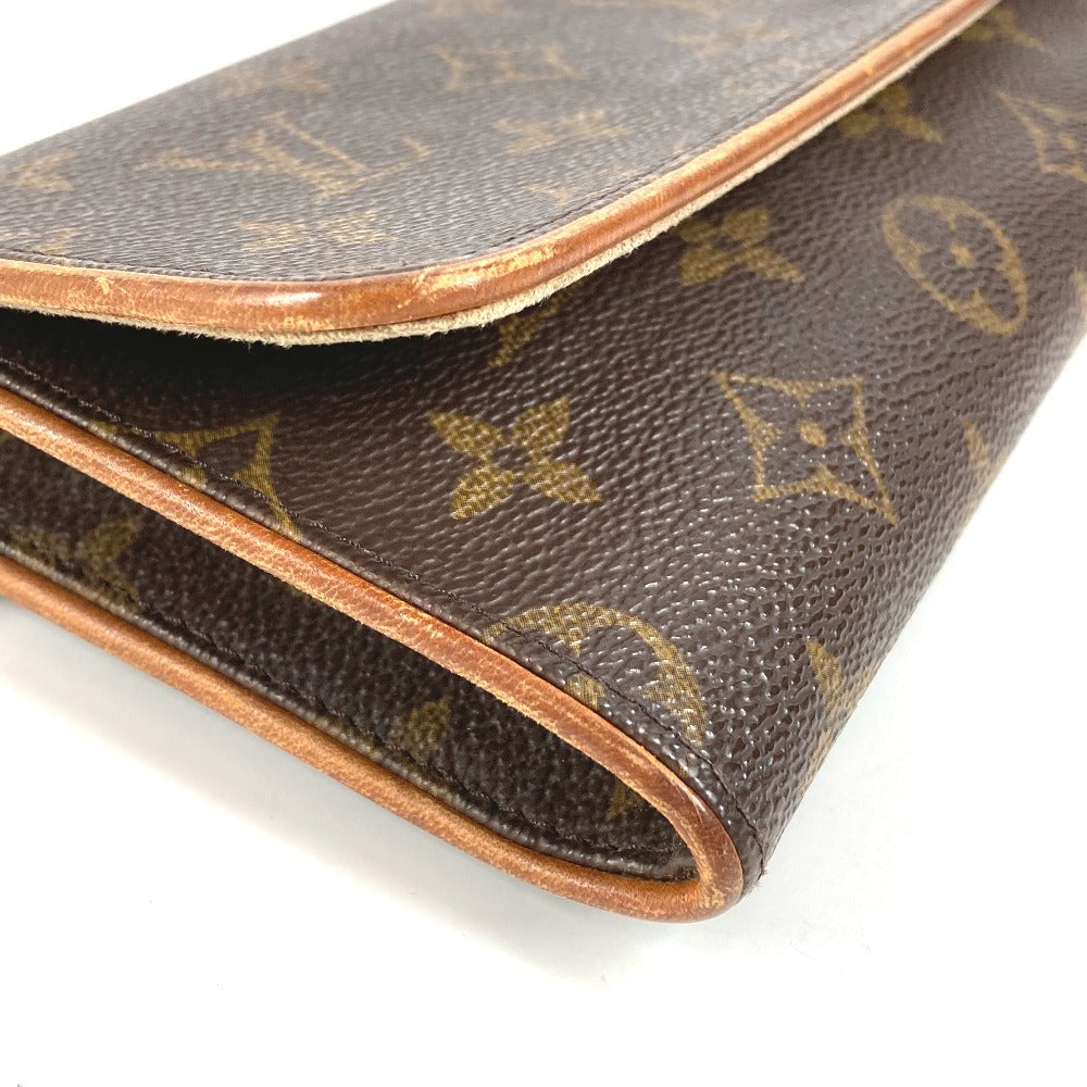 LOUIS VUITTON M51852 モノグラム ポシェットツインGM ポシェットツイン GM カバン 2WAY クラッチバッグ ポシェット ミニバッグ ショルダーバッグ モノグラムキャンバス ユニセックス ブラウン