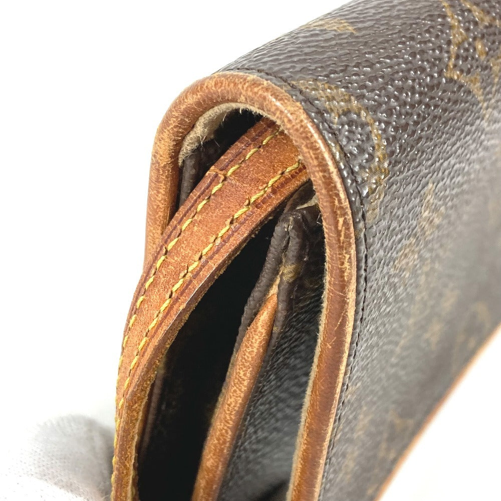 LOUIS VUITTON M51852 モノグラム ポシェットツインGM ポシェットツイン GM カバン 2WAY クラッチバッグ ポシェット ミニバッグ ショルダーバッグ モノグラムキャンバス ユニセックス ブラウン