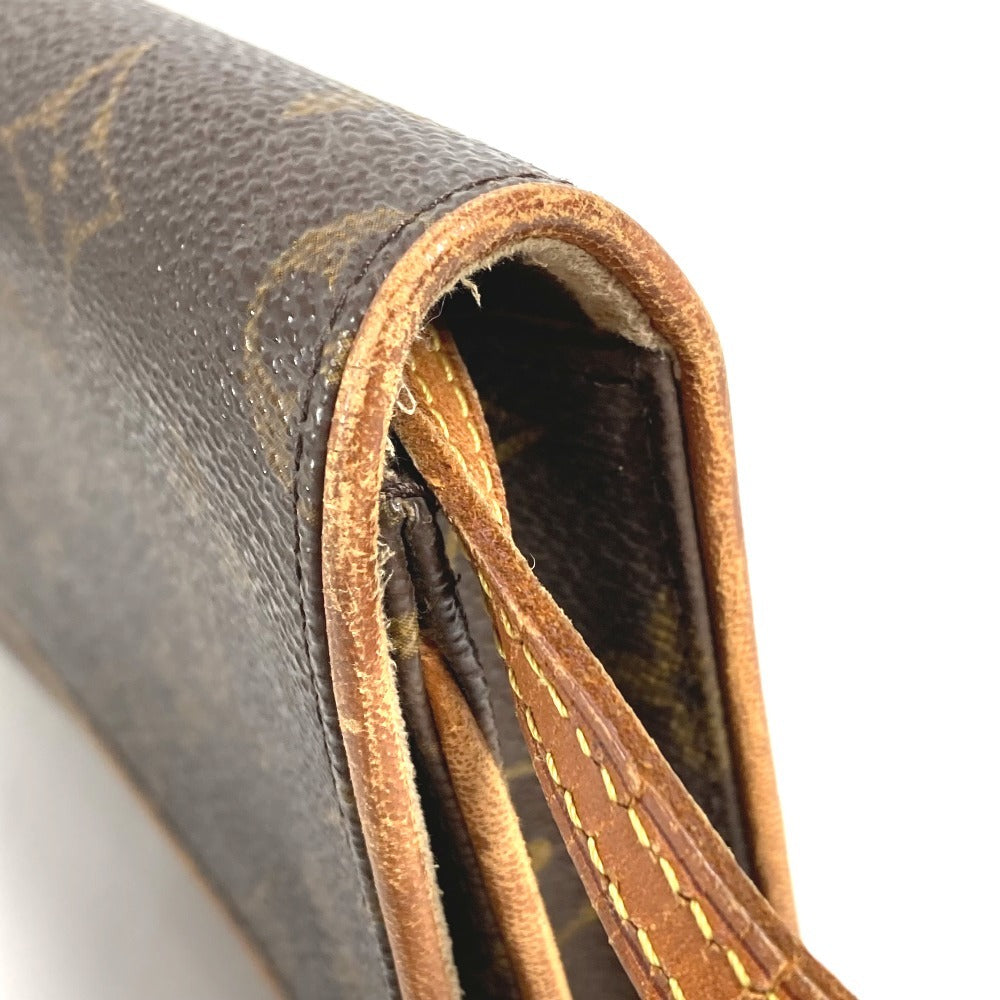 LOUIS VUITTON M51852 モノグラム ポシェットツインGM ポシェットツイン GM カバン 2WAY クラッチバッグ ポシェット ミニバッグ ショルダーバッグ モノグラムキャンバス ユニセックス ブラウン