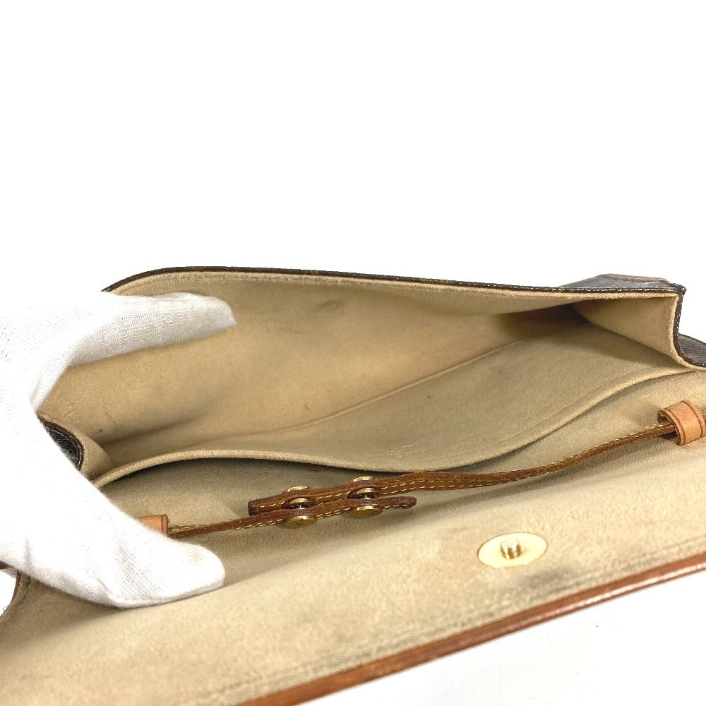 LOUIS VUITTON M51852 モノグラム ポシェットツインGM ポシェットツイン GM カバン 2WAY クラッチバッグ ポシェット ミニバッグ ショルダーバッグ モノグラムキャンバス ユニセックス ブラウン