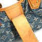 LOUIS VUITTON M95020 Monogram Denim Pleaty Bag Mini Bag Handbag Monogram Denim Women's Blue