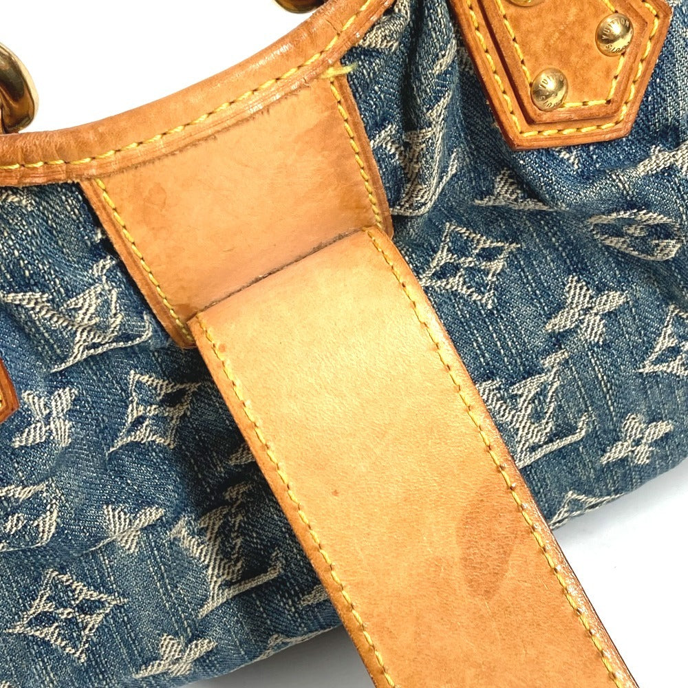 LOUIS VUITTON M95020 Monogram Denim Pleaty Bag Mini Bag Handbag Monogram Denim Women's Blue