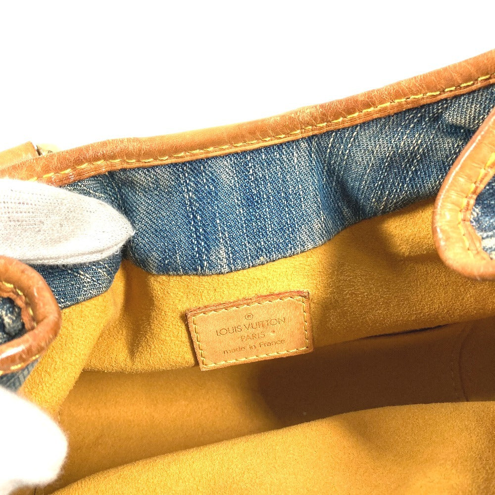 LOUIS VUITTON M95020 Monogram Denim Pleaty Bag Mini Bag Handbag Monogram Denim Women's Blue