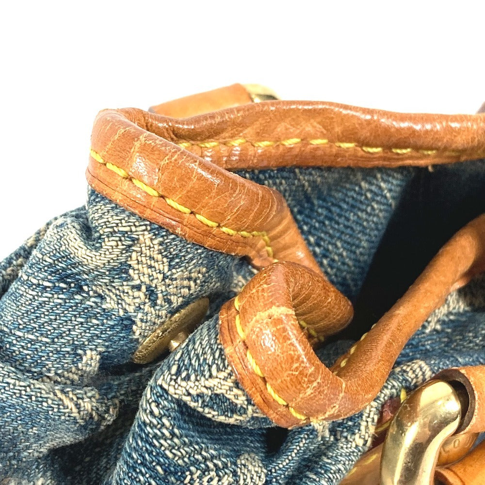 LOUIS VUITTON M95020 Monogram Denim Pleaty Bag Mini Bag Handbag Monogram Denim Women's Blue