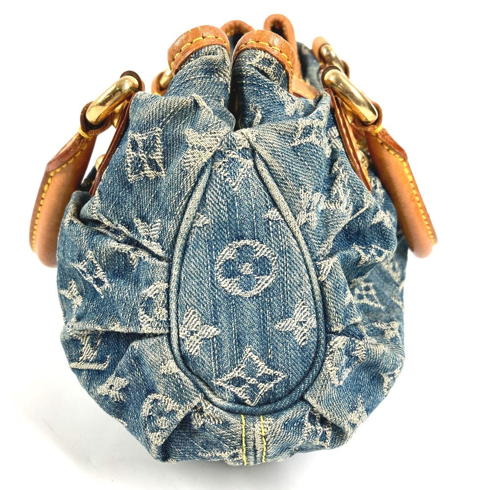 LOUIS VUITTON M95020 Monogram Denim Pleaty Bag Mini Bag Handbag Monogram Denim Women's Blue