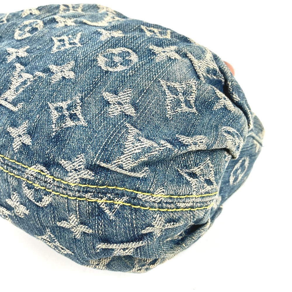 LOUIS VUITTON M95020 Monogram Denim Pleaty Bag Mini Bag Handbag Monogram Denim Women's Blue