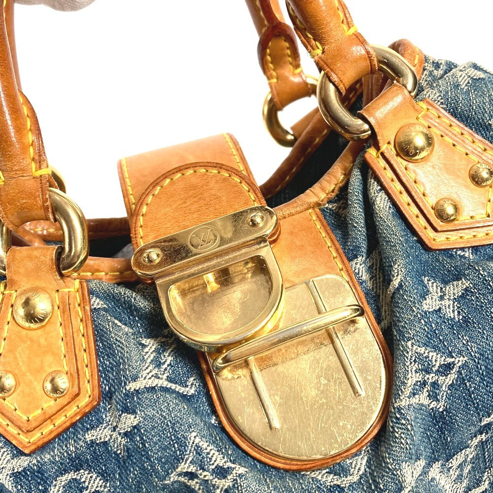 LOUIS VUITTON M95020 Monogram Denim Pleaty Bag Mini Bag Handbag Monogram Denim Women's Blue