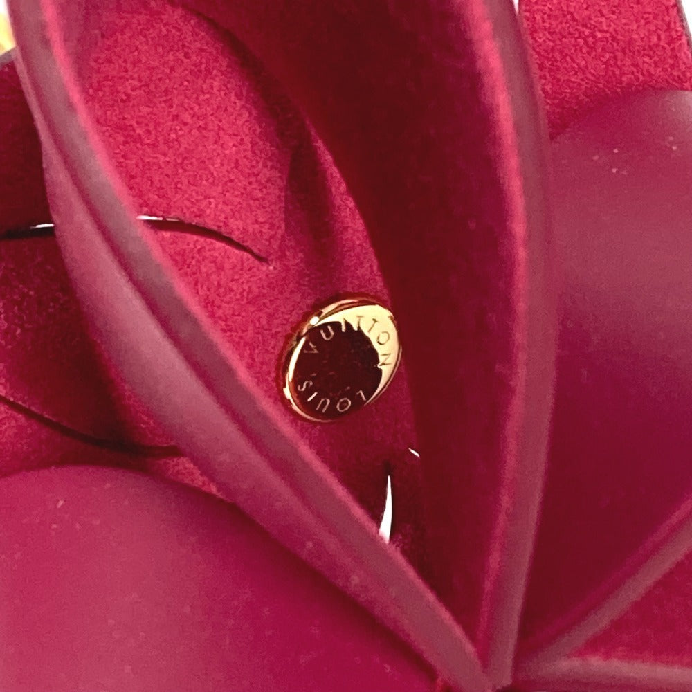 LOUIS VUITTON GI0328 Atelier Oi Origami Flower Dome Interior Bird Object Leather Unisex Groseille Pink-Purple