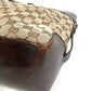 GUCCI 106251 GG Logo Tote Bag Shoulder Bag GG Canvas/Leather Unisex Beige