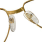 CARTIER Logo Trinity Glasses Eyewear Eyeglasses Metal Unisex Gold