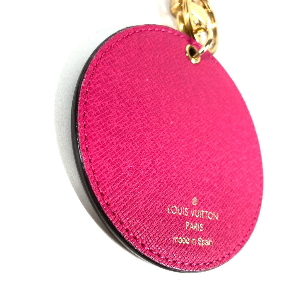 LOUIS VUITTON M65138 Monogram Illustre Travel Bag Charm Key Holder Monogram Canvas Unisex Brown