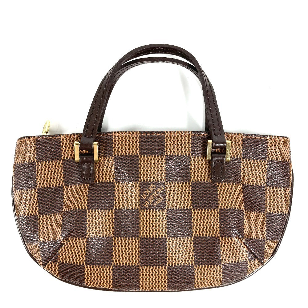 LOUIS VUITTON N51120 ダミエ マノスクGM ポーチのみ カバン ハンドバッグ ポーチ ダミエキャンバス レディース エベヌ ブラウン