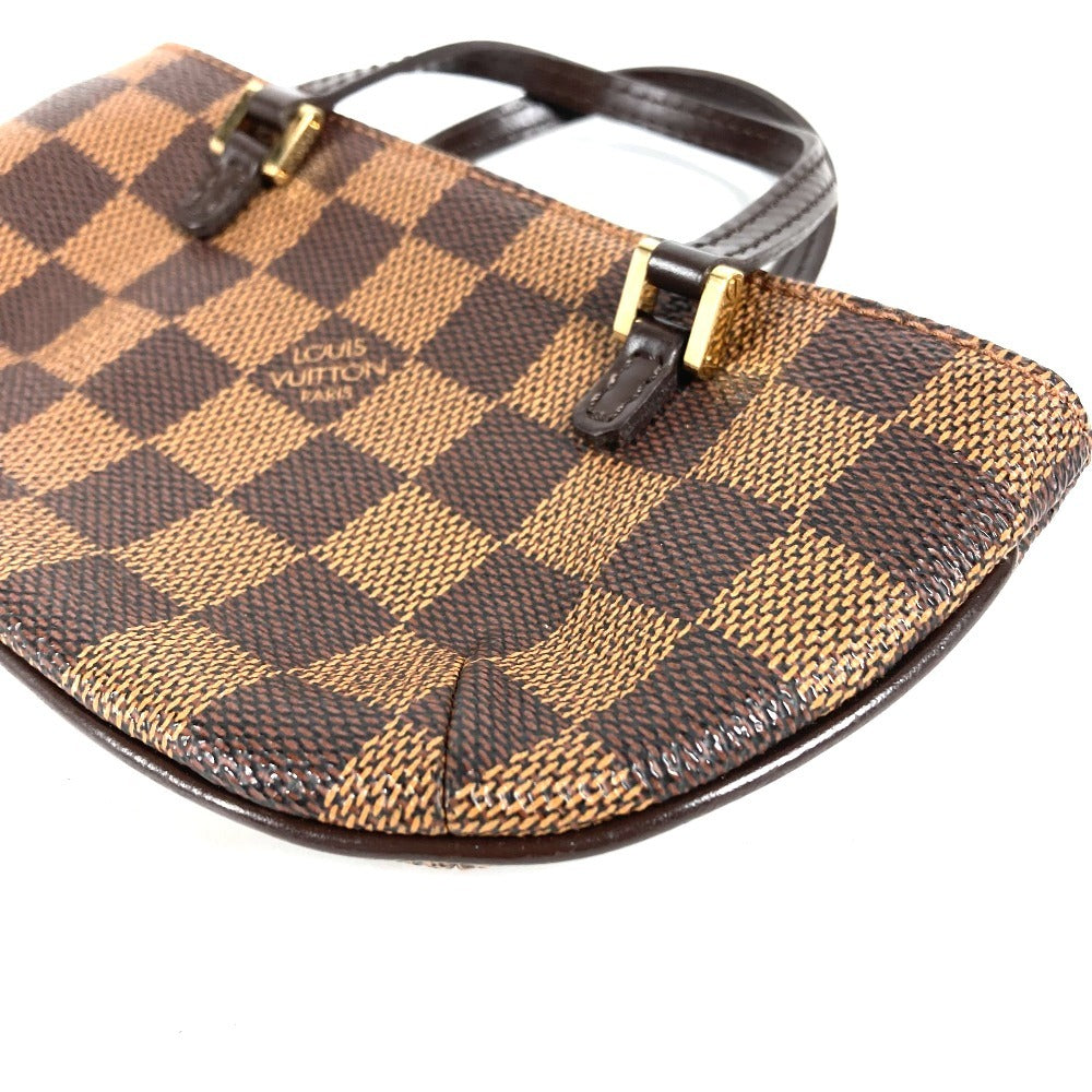 LOUIS VUITTON N51120 ダミエ マノスクGM ポーチのみ カバン ハンドバッグ ポーチ ダミエキャンバス レディース エベヌ ブラウン