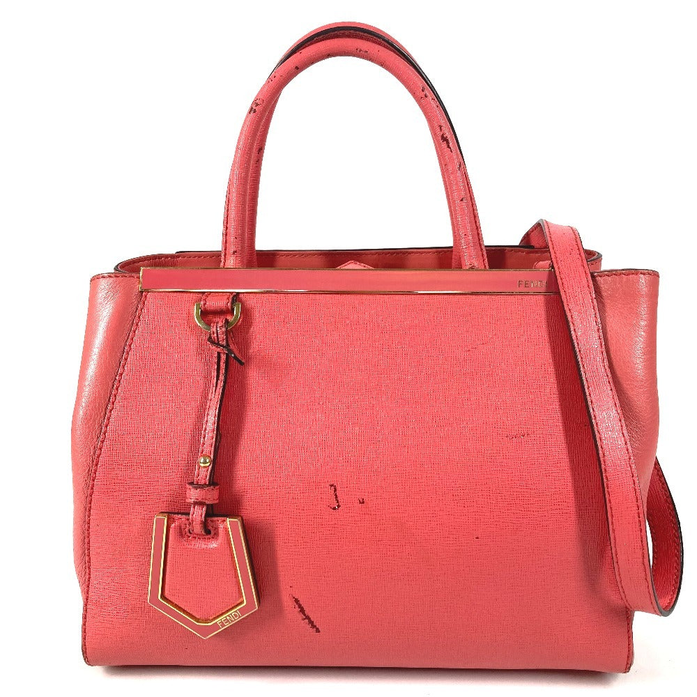 FENDI 8BH253 プチ トゥージュール プチ ゥージュール 2WAYバッグ カバン ショルダーバッグ 斜め掛け ハンドバッグ レザー レディース ピンク