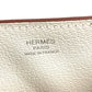HERMES パースペクティブキャヴァリエール21 カバン ポシェット 斜め掛け ショルダーバッグ トゴ ユニセックス アイボリー系