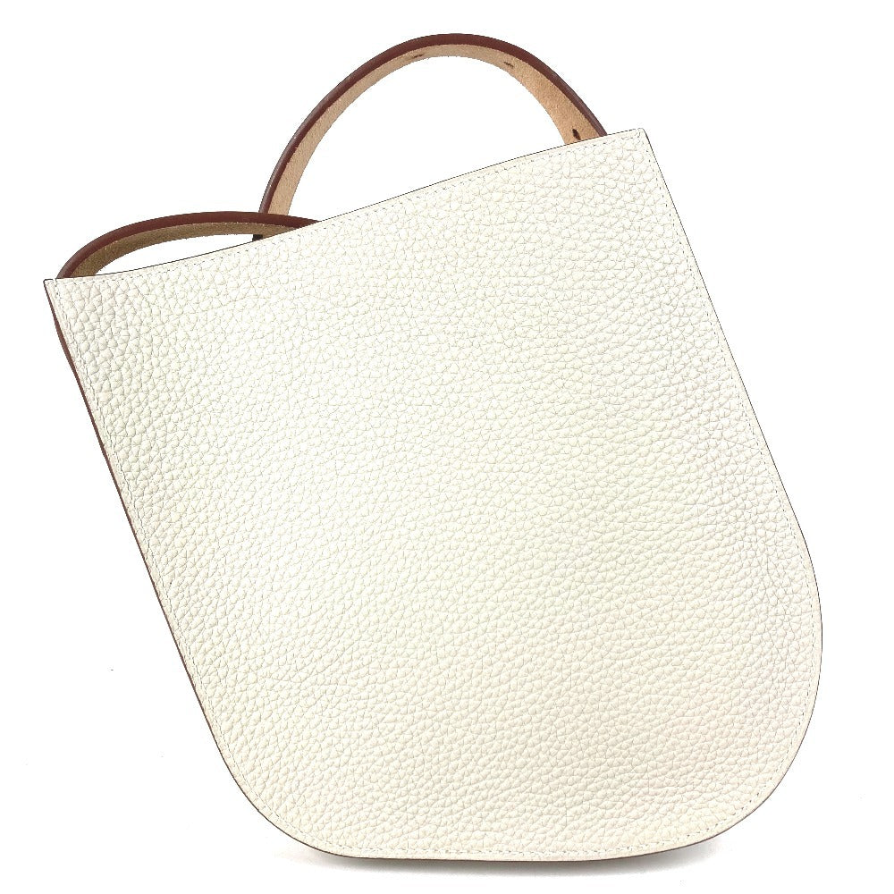 HERMES パースペクティブキャヴァリエール21 カバン ポシェット 斜め掛け ショルダーバッグ トゴ ユニセックス アイボリー系