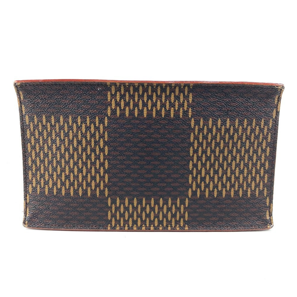 LOUIS VUITTON N40355 NIGOコラボ ダミエ ジャイアント LVスクエアード ミニトート 2WAYバッグ ハンドバッグ ショルダーバッグ カバン 斜め掛け トートバッグ ダミエキャンバス ユニセックス ブラウン