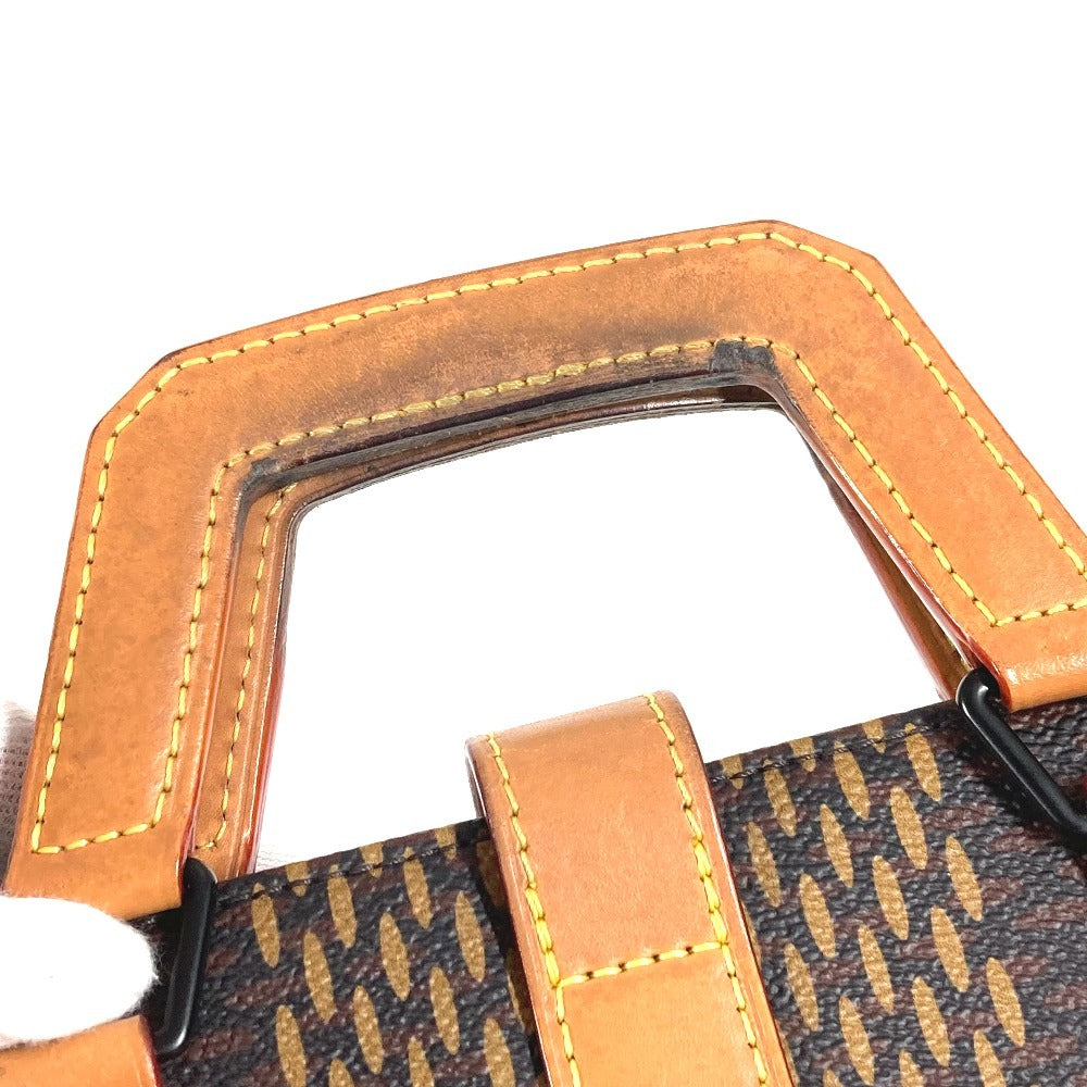 LOUIS VUITTON N40355 NIGOコラボ ダミエ ジャイアント LVスクエアード ミニトート 2WAYバッグ ハンドバッグ ショルダーバッグ カバン 斜め掛け トートバッグ ダミエキャンバス ユニセックス ブラウン