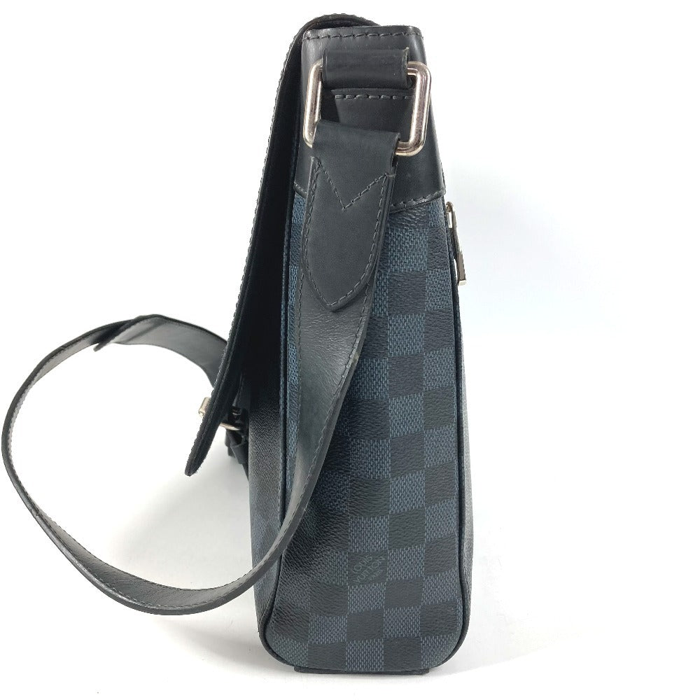 LOUIS VUITTON N41585 ダミエコバルト ニューポート メッセンジャーMM メッセンジャーバッグ カバン 斜め掛け フラップ ショルダーバッグ ダミエコバルトキャンバス ユニセックス ネイビー