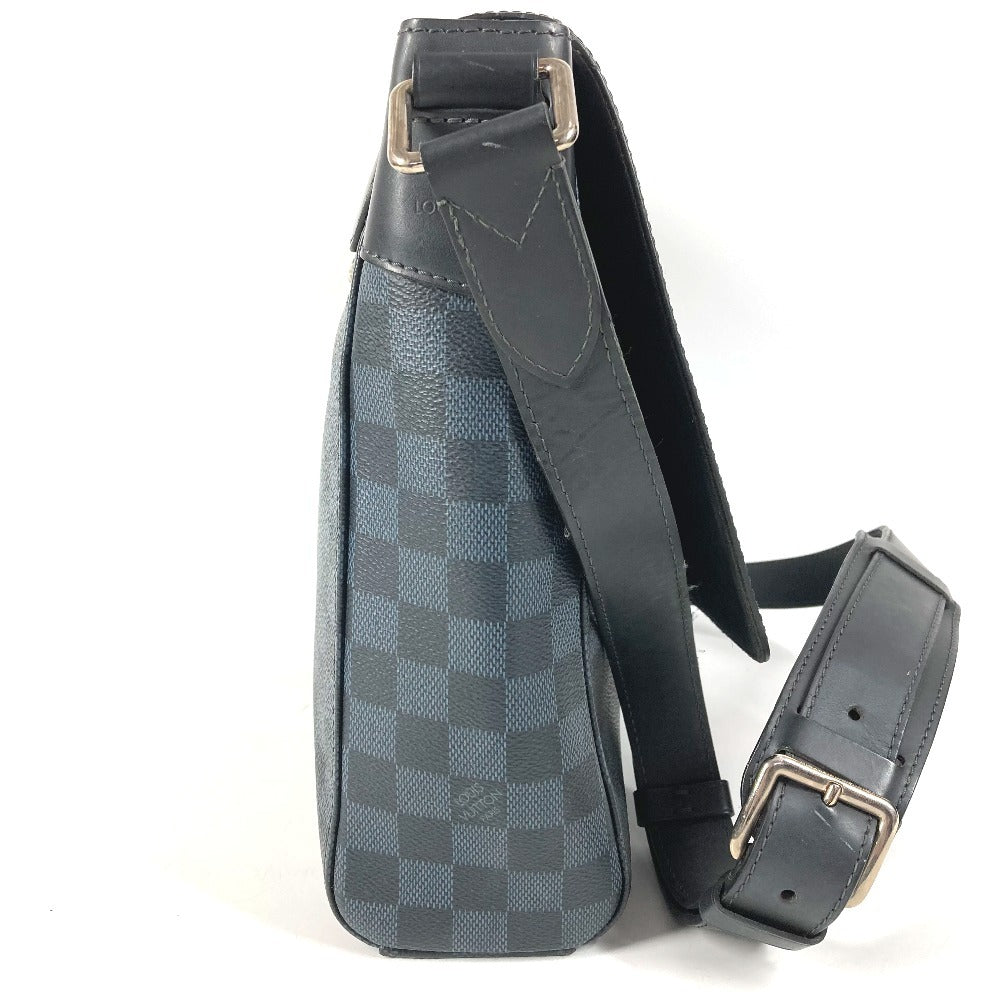 LOUIS VUITTON N41585 ダミエコバルト ニューポート メッセンジャーMM メッセンジャーバッグ カバン 斜め掛け フラップ ショルダーバッグ ダミエコバルトキャンバス ユニセックス ネイビー