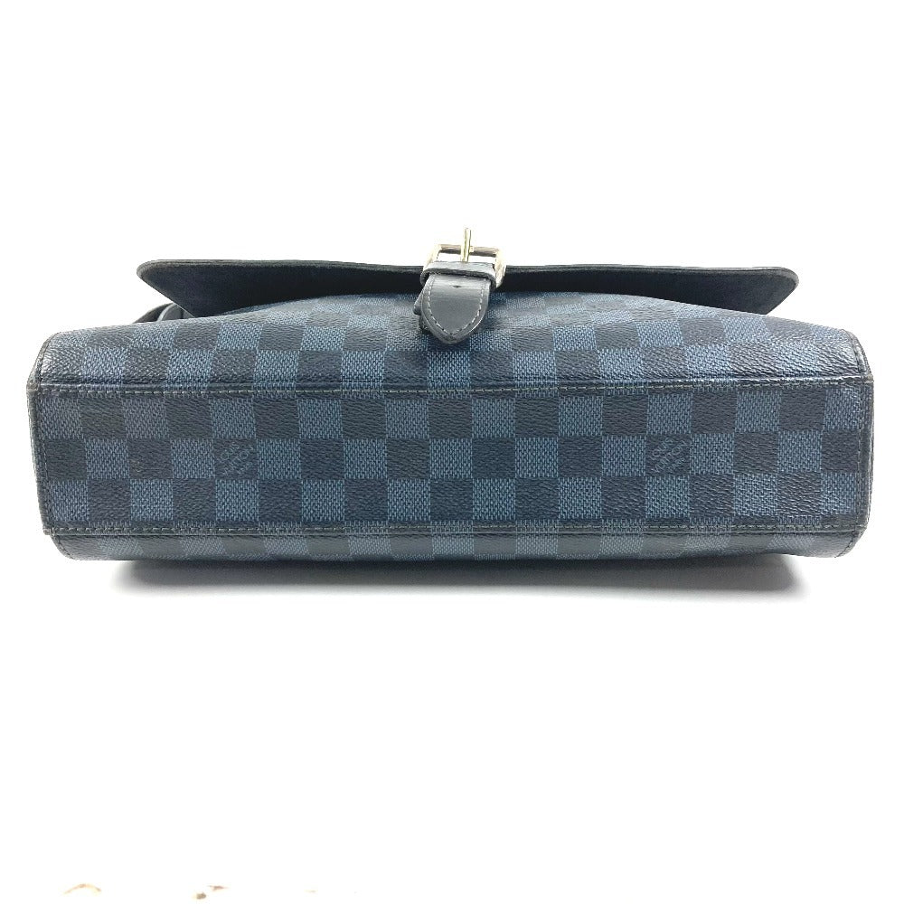 LOUIS VUITTON N41585 ダミエコバルト ニューポート メッセンジャーMM メッセンジャーバッグ カバン 斜め掛け フラップ ショルダーバッグ ダミエコバルトキャンバス ユニセックス ネイビー