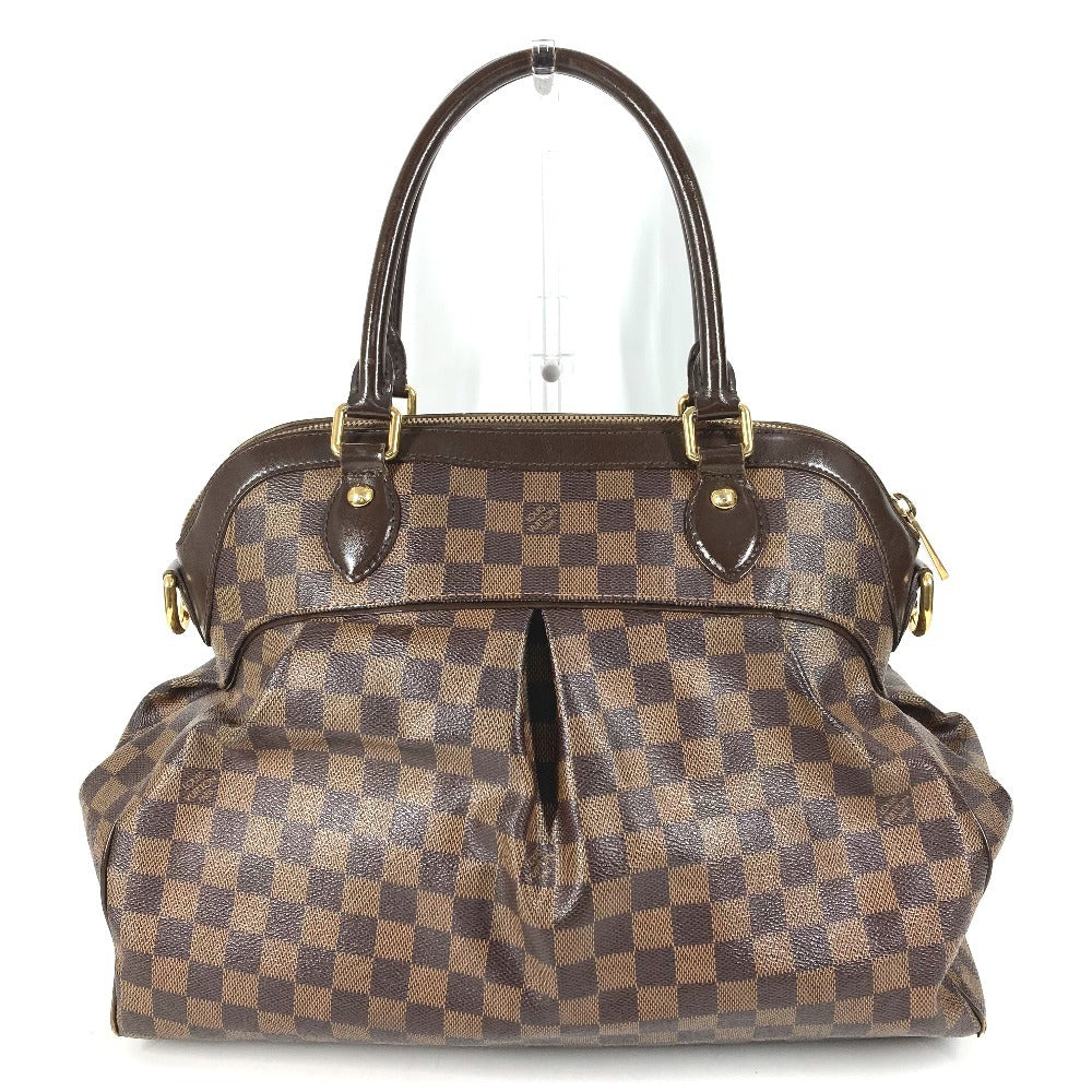 LOUIS VUITTON N51998 ダミエ トレヴィGM トレヴィ GM カバン トートバッグ ハンドバッグ ダミエキャンバス レディース エベヌ ブラウン