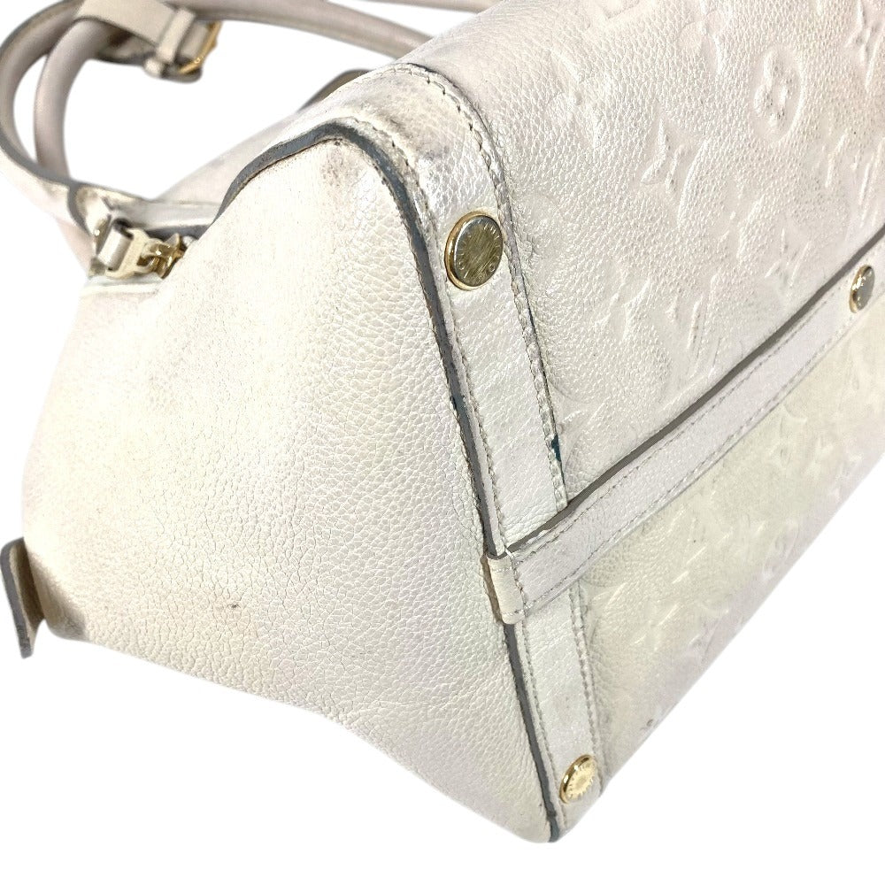 LOUIS VUITTON M41039 モノグラムアンプラント マレMM マレ MM トートバッグ カバン 肩掛け ハンドバッグ モノグラムアンプラントレザー レディース ネージュ ホワイト