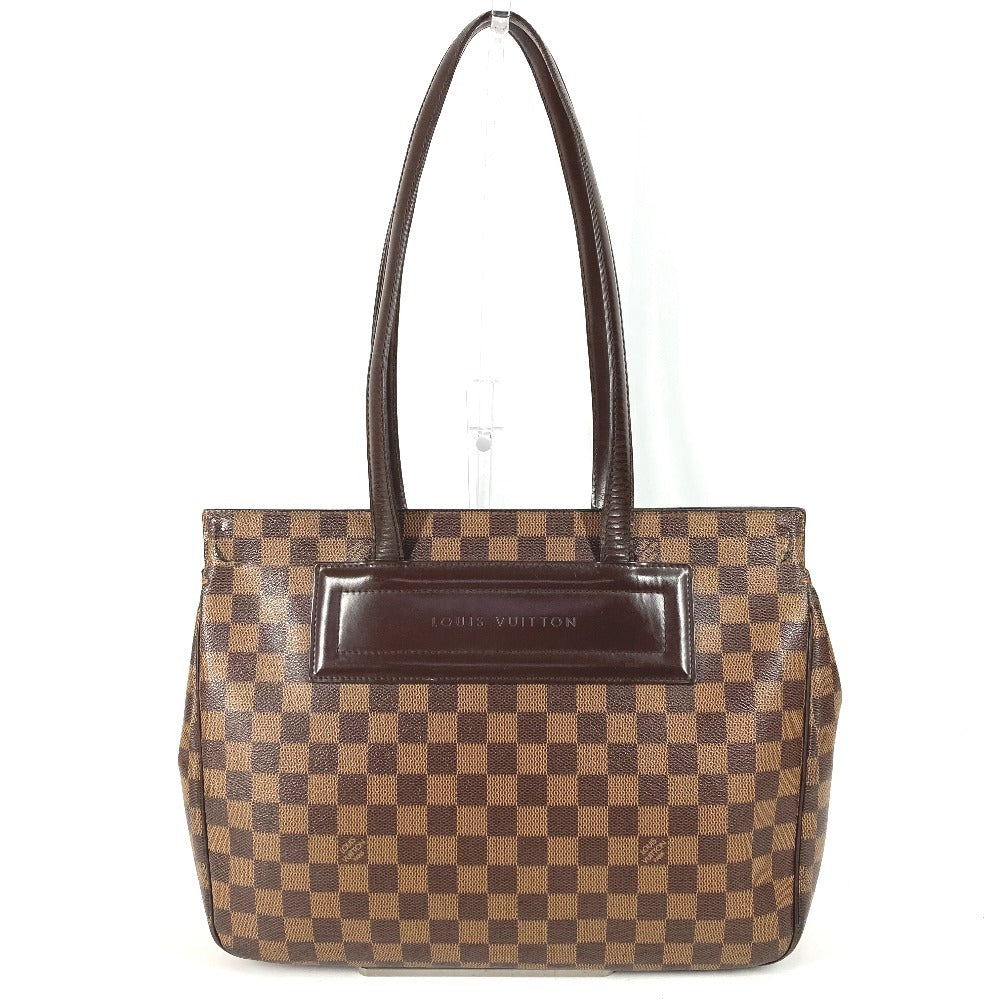 LOUIS VUITTON N51123 ダミエ パリオリPM パリオリ PM トートバッグ カバン 肩掛け ショルダーバッグ ダミエキャンバス ユニセックス エベヌ ブラウン