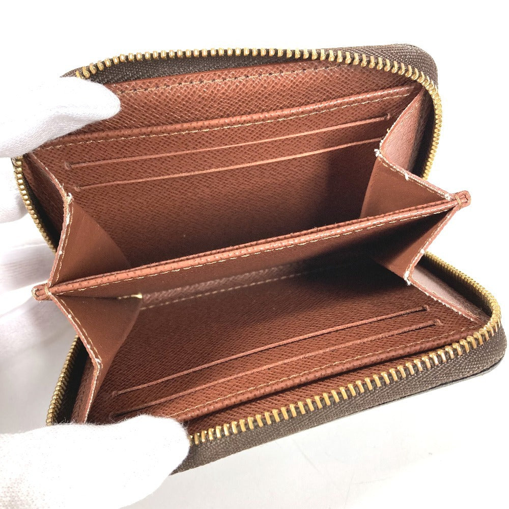 LOUIS VUITTON M60067 モノグラム ジッピーコインパース 小銭入れ 財布 ラウンドファスナー コインケース モノグラムキャンバス ユニセックス ブラウン