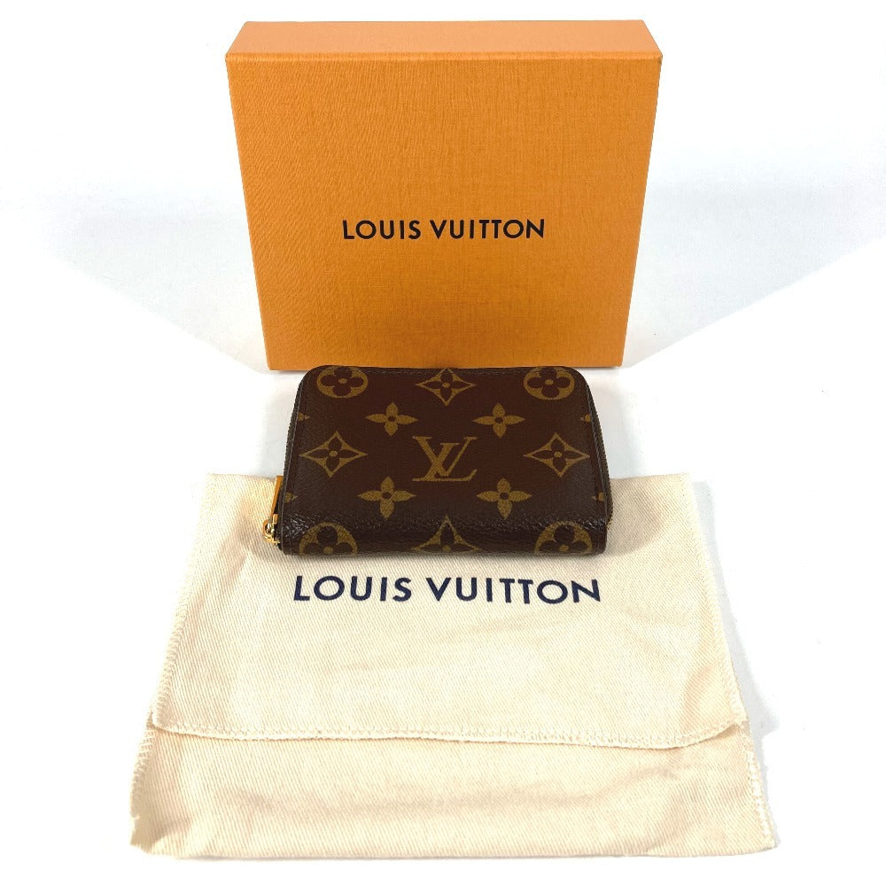LOUIS VUITTON M60067 モノグラム ジッピーコインパース 小銭入れ 財布 ラウンドファスナー コインケース モノグラムキャンバス ユニセックス ブラウン
