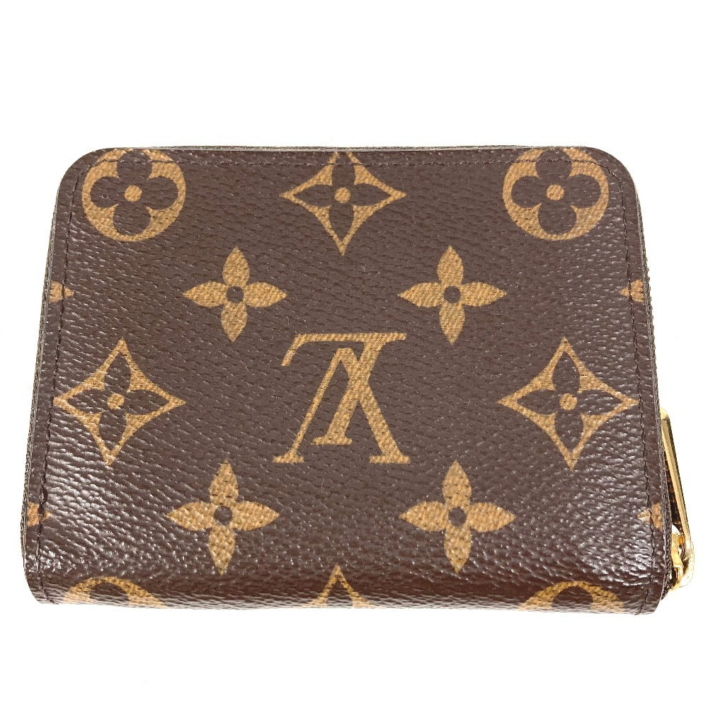 LOUIS VUITTON M60067 モノグラム ジッピーコインパース 小銭入れ 財布 ラウンドファスナー コインケース モノグラムキャンバス ユニセックス ブラウン