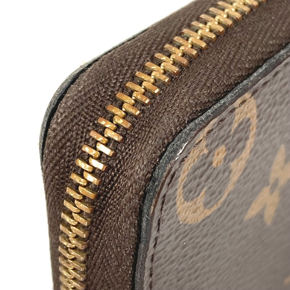 LOUIS VUITTON M60067 モノグラム ジッピーコインパース 小銭入れ 財布 ラウンドファスナー コインケース モノグラムキャンバス ユニセックス ブラウン