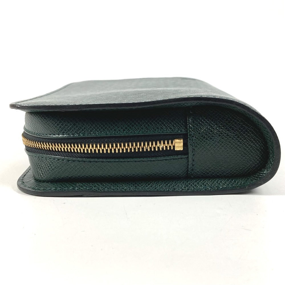 LOUIS VUITTON M30184 タイガ バイカル カバン クラッチバッグ ポーチ ストラップ付き セカンドバッグ タイガレザー メンズ エピセア カーキ
