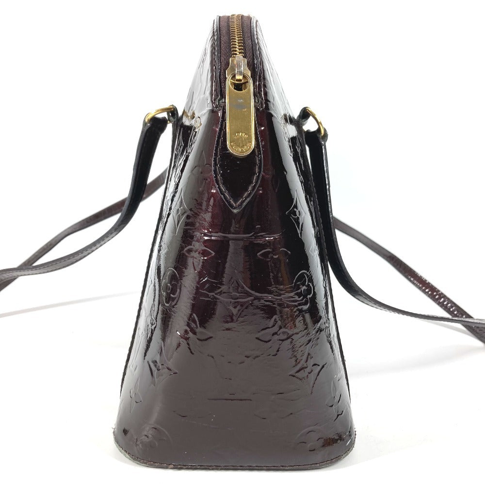 LOUIS VUITTON M91594 モノグラムヴェルニ アヴァロンジップ トートバッグ カバン 肩掛け ショルダーバッグ モノグラムヴェルニキャンバス ユニセックス アマラント パープル