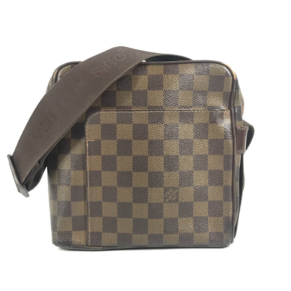 LOUIS VUITTON N41442 ダミエ オラフPM オラフ PM 斜め掛けバッグ カバン ポシェット ショルダーバッグ ダミエキャンバス ユニセックス エベヌ ブラウン