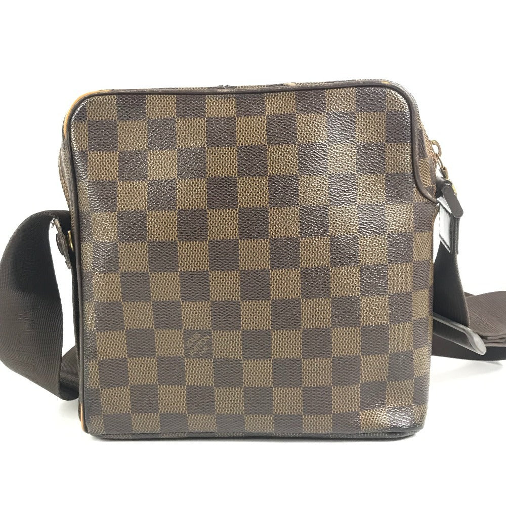 LOUIS VUITTON N41442 ダミエ オラフPM オラフ PM 斜め掛けバッグ カバン ポシェット ショルダーバッグ ダミエキャンバス ユニセックス エベヌ ブラウン