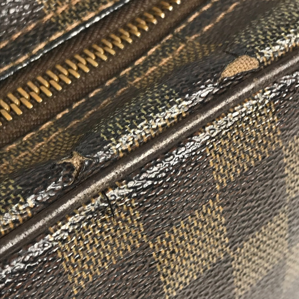 LOUIS VUITTON N41442 ダミエ オラフPM オラフ PM 斜め掛けバッグ カバン ポシェット ショルダーバッグ ダミエキャンバス ユニセックス エベヌ ブラウン