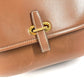 HERMES ヴィンテージ パドックゴルフ カバン フラップ ショルダーバッグ ハンドバッグ ショルダーバッグ レザー ユニセックス ブラウン