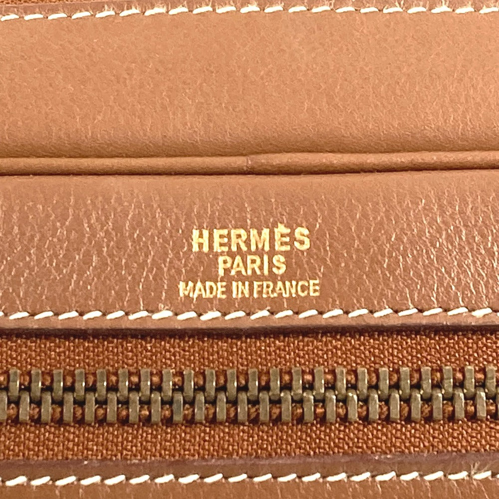 HERMES ヴィンテージ パドックゴルフ カバン フラップ ショルダーバッグ ハンドバッグ ショルダーバッグ レザー ユニセックス ブラウン