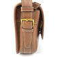 HERMES ヴィンテージ パドックゴルフ カバン フラップ ショルダーバッグ ハンドバッグ ショルダーバッグ レザー ユニセックス ブラウン