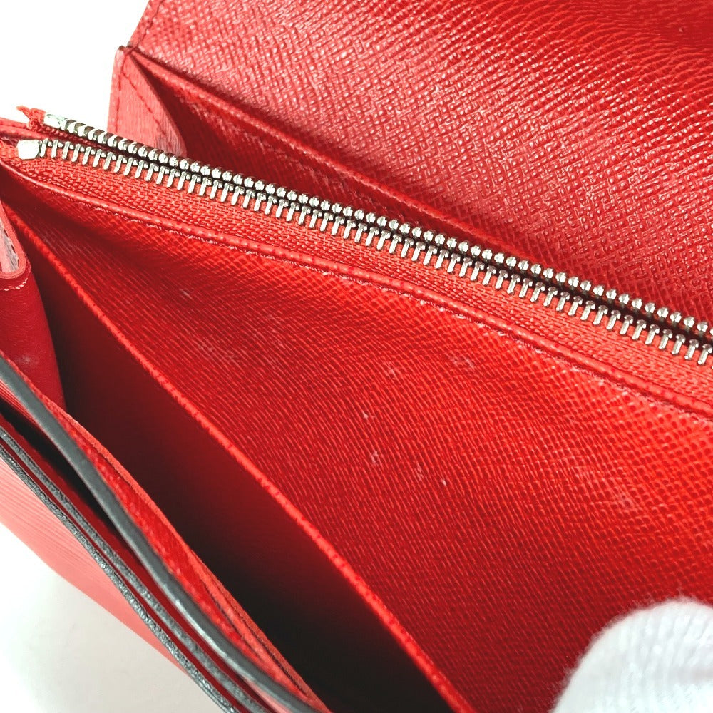 LOUIS VUITTON M60723 エピ ポルトフォイユサラ ポルトフォイユ サラ ロングウォレット フラップ 長財布 エピレザー ユニセックス コクリコ レッド