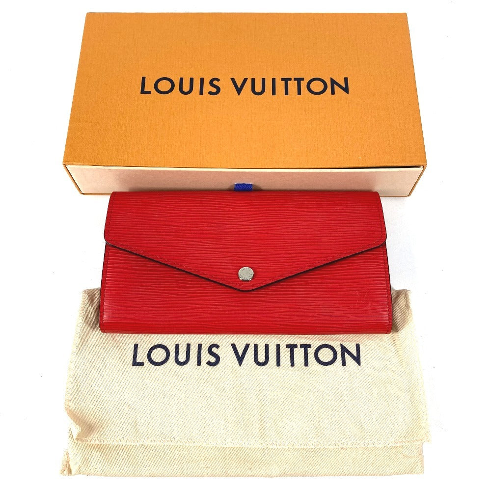 LOUIS VUITTON M60723 エピ ポルトフォイユサラ ポルトフォイユ サラ ロングウォレット フラップ 長財布 エピレザー ユニセックス コクリコ レッド