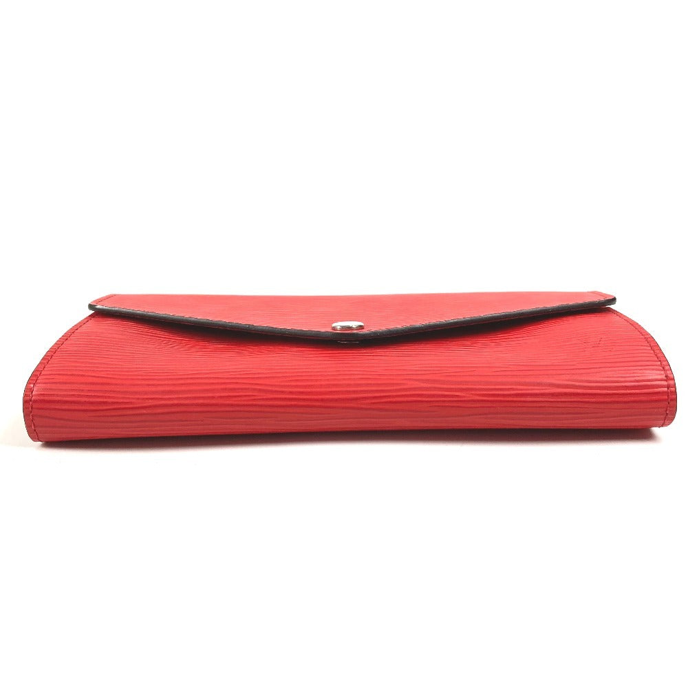 LOUIS VUITTON M60723 エピ ポルトフォイユサラ ポルトフォイユ サラ ロングウォレット フラップ 長財布 エピレザー ユニセックス コクリコ レッド