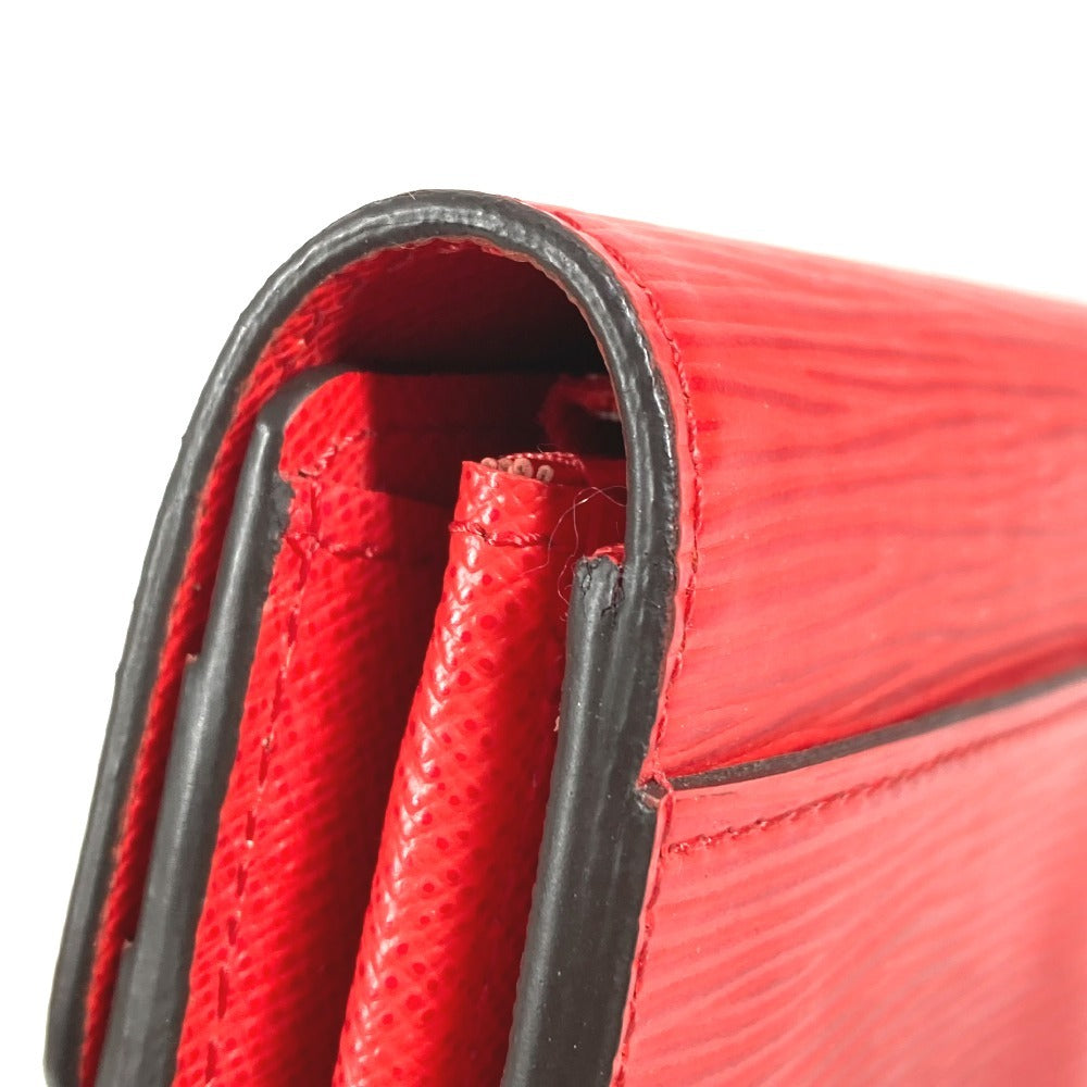 LOUIS VUITTON M60723 エピ ポルトフォイユサラ ポルトフォイユ サラ ロングウォレット フラップ 長財布 エピレザー ユニセックス コクリコ レッド