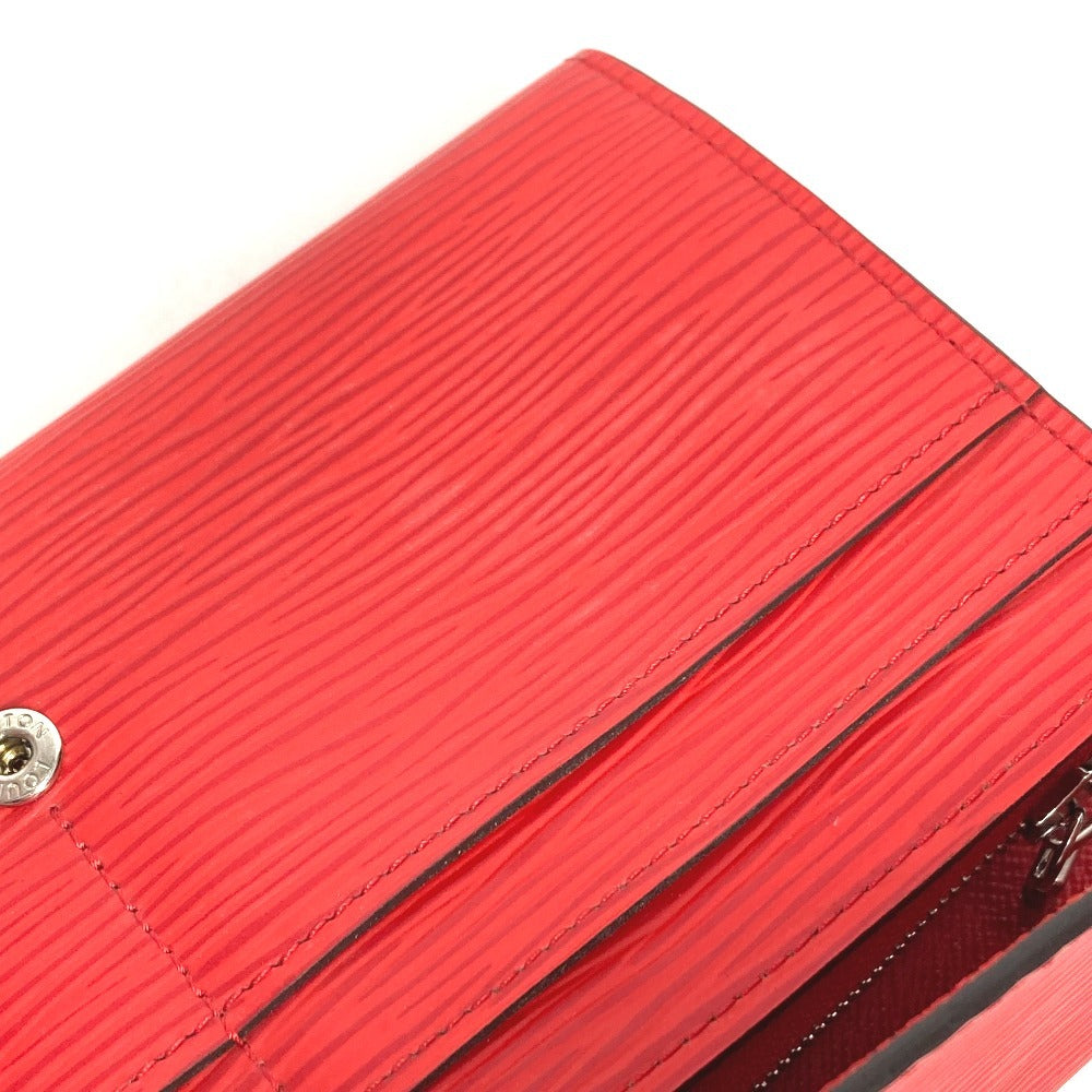 LOUIS VUITTON M60723 エピ ポルトフォイユサラ ポルトフォイユ サラ ロングウォレット フラップ 長財布 エピレザー ユニセックス コクリコ レッド