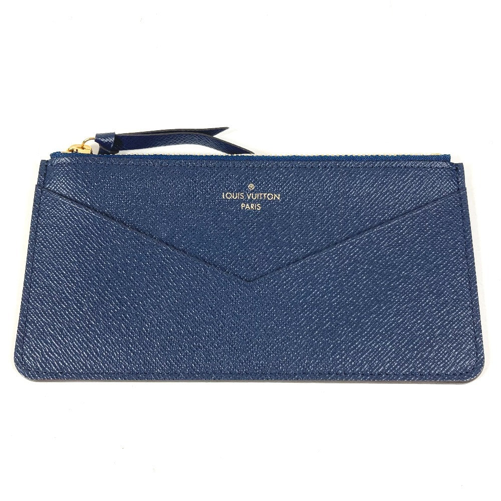 LOUIS VUITTON M62203 付属品 ム ルトフォイユジャンヌ コインケースのみ 小銭入れ 財布 コインケース レザー ユニセックス ネイビー