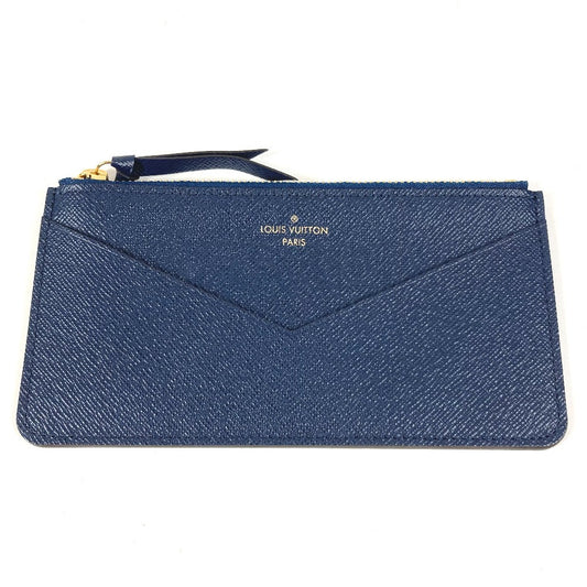 LOUIS VUITTON M62203 付属品 ム ルトフォイユジャンヌ コインケースのみ 小銭入れ 財布 コインケース レザー ユニセックス ネイビー