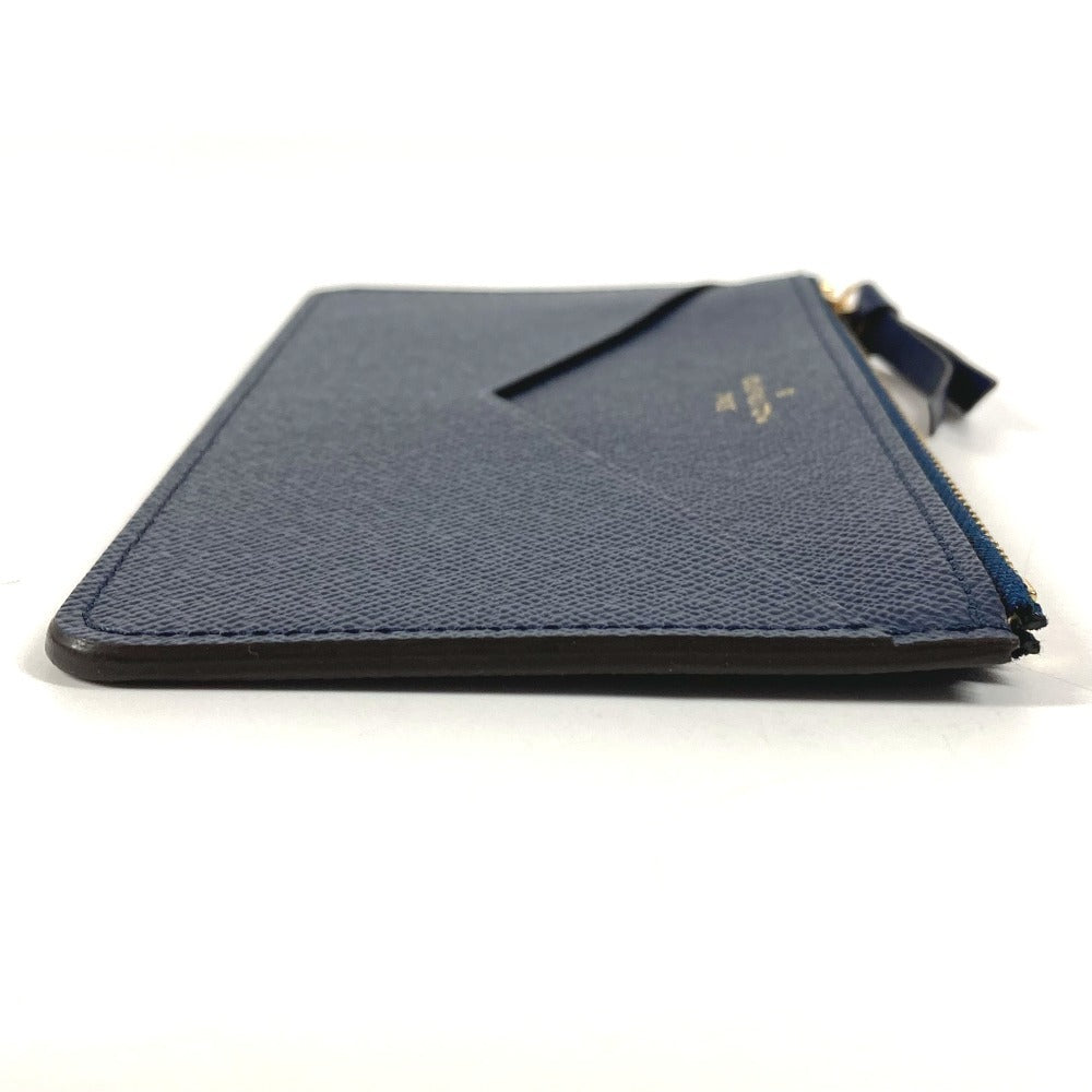 LOUIS VUITTON M62203 付属品 ム ルトフォイユジャンヌ コインケースのみ 小銭入れ 財布 コインケース レザー ユニセックス ネイビー