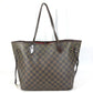 LOUIS VUITTON N41358 Damier Neverfull MM Neverfull MM Bag Shoulder Bag Handbag Tote Bag Damier Canvas Unisex Ebene Brown